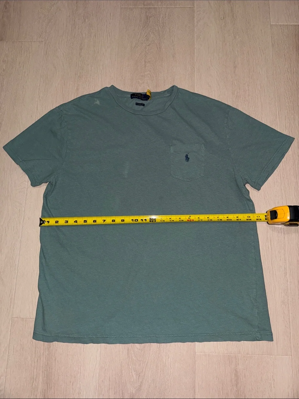 Polo by Ralph Lauren Seafoam Pocket Crew Neck T-Shirt